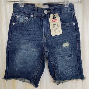NWT Kids Levi's 511 Slim Cut-Off  Short